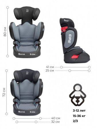 Детское автокресло Rant Master isofix SPS