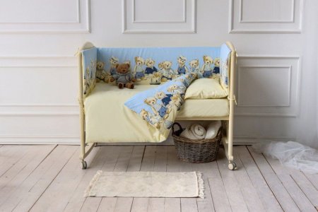 Комплект Lappetti в кроватку 3 предм. "Морячки"