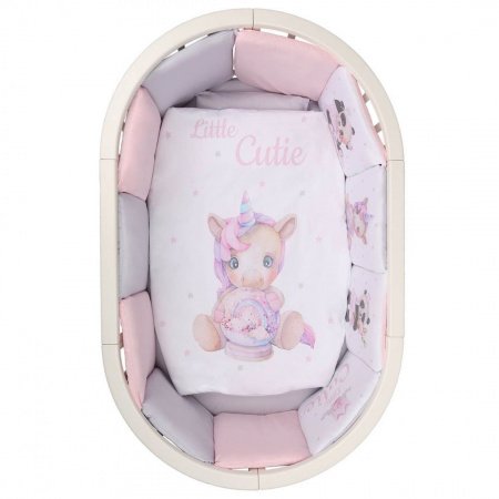 Комплект в кроватку 6 предметов Альма-няня ДОБРОЙ НОЧИ