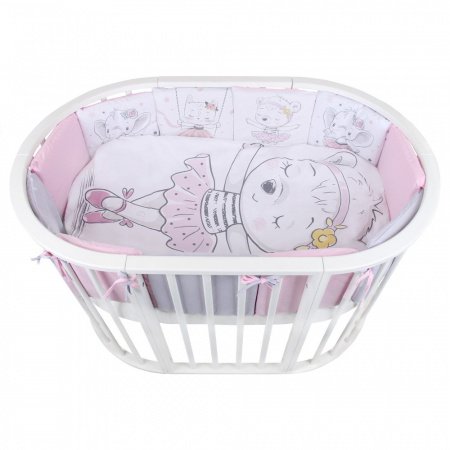 Комплект в кроватку 6 предметов МИР ИГРУШЕК (подушечки)