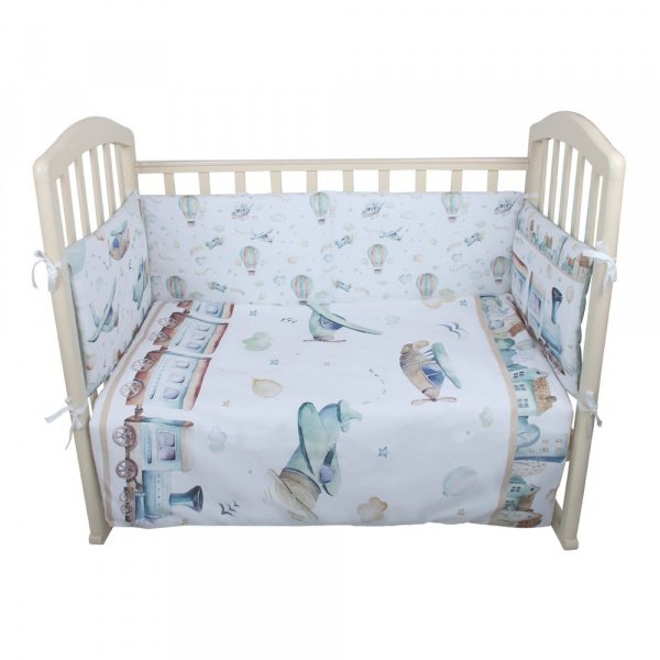 Комплект в кроватку 6 предметов ВОКРУГ СВЕТА