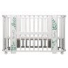 Детская кровать Indigo &quot;Green Line&quot; 5 в 1 с поперечным маятником