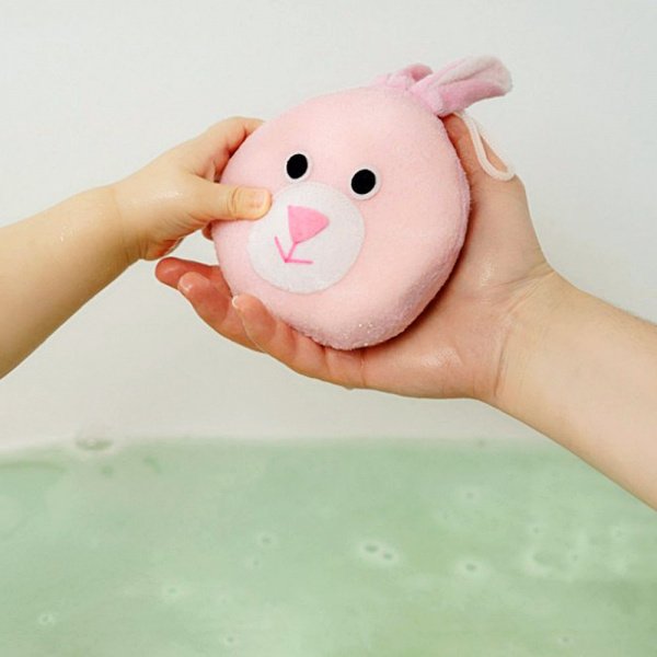 Мягкая губка для купания ЗАЙКА