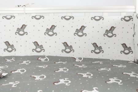 Комплект в кроватку 6 предметов Фантазия