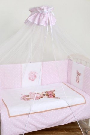 Комплект Lappetti в кроватку 6 предм. "Балерина"