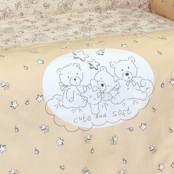 Комплект в кроватку 7 педм. МИЛЫЙ И МЯГКИЙ