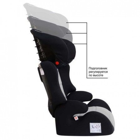 Детское автокресло Siger Смарт серый