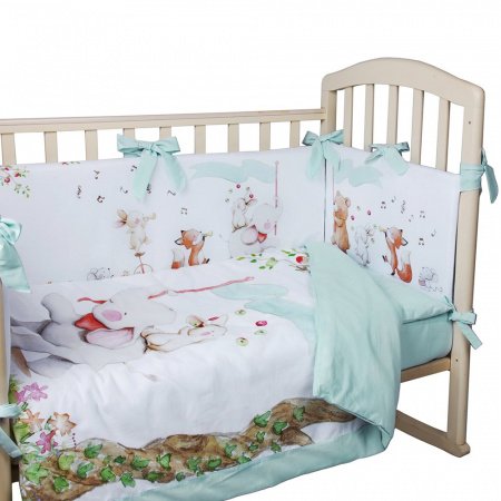 Комплект в кроватку 4 предмета ЦИРК