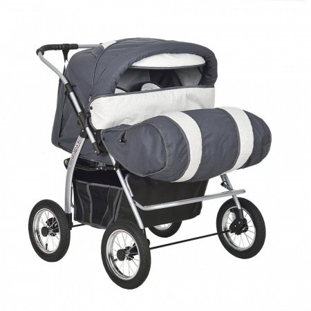 Детская коляска-трансформер для двойни Indigo Santa Cruz PC