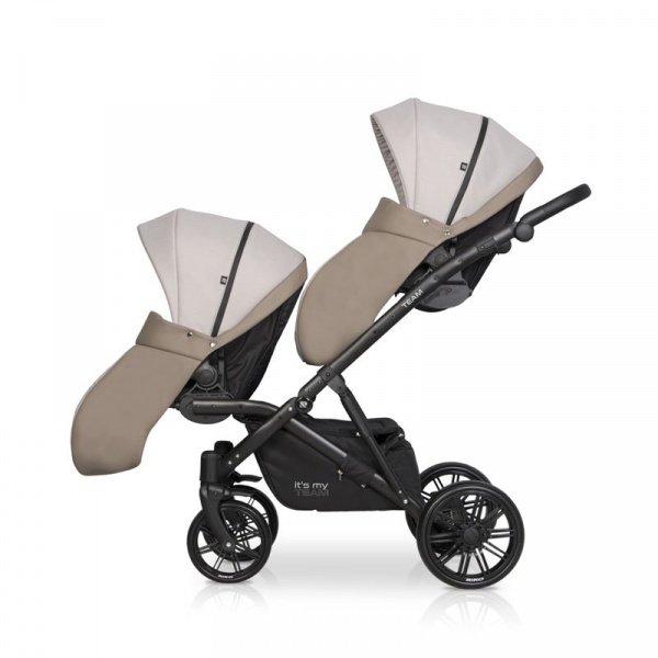 Детская коляска для двойни Riko Team 2 в 1