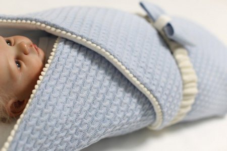 Плед трикотажный с поясом Lappetti