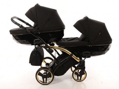 Детская коляска для двойни JUNAMA Diamond Special DUO slim 2 в 1