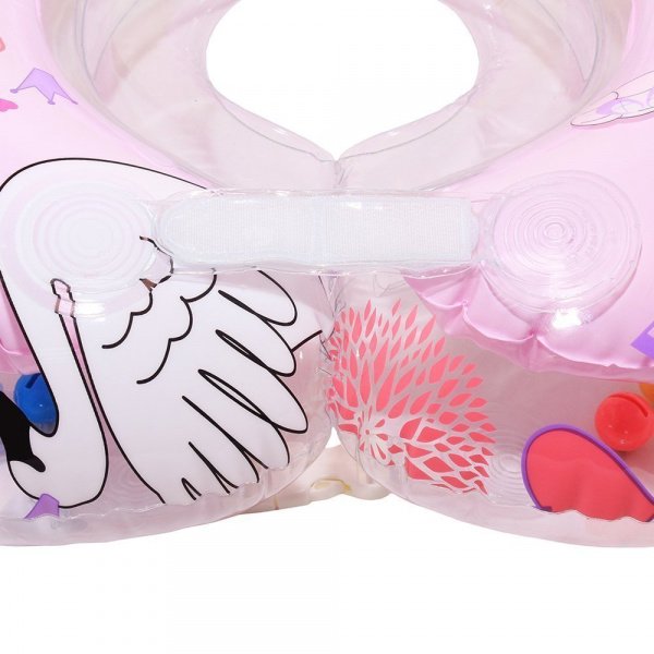 Круг для плавания FLIPPER 0+ с музыкой ЛЕБЕДИНОЕ ОЗЕРО розовый