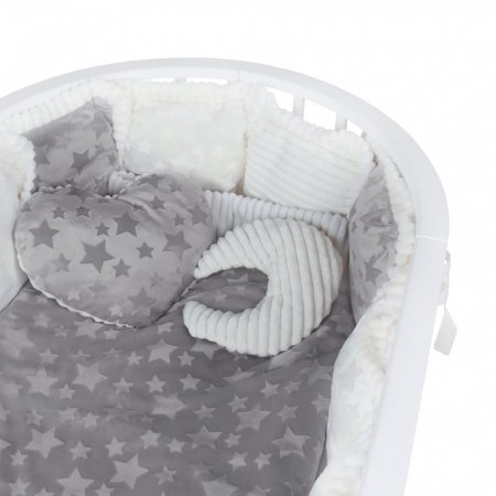 Комплект в кроватку 5 предметов ЛУНА И ЗВЕЗДЫ