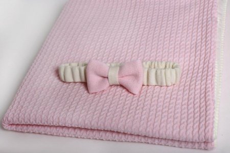 Плед трикотажный с поясом Lappetti