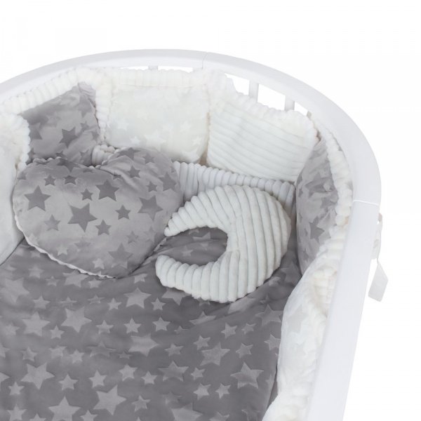 Комплект в кроватку 5 предметов ЛУНА И ЗВЕЗДЫ
