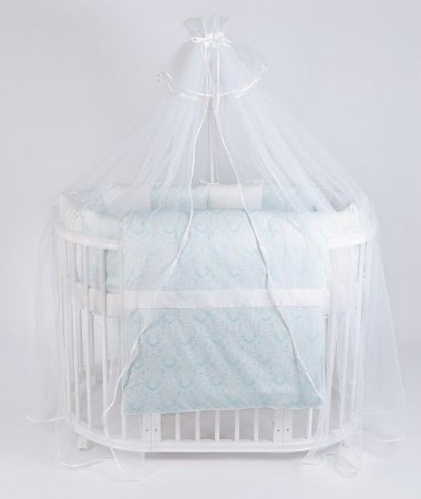 Комплект для круглой (овальной) кроватки Lappetti "Эстель"