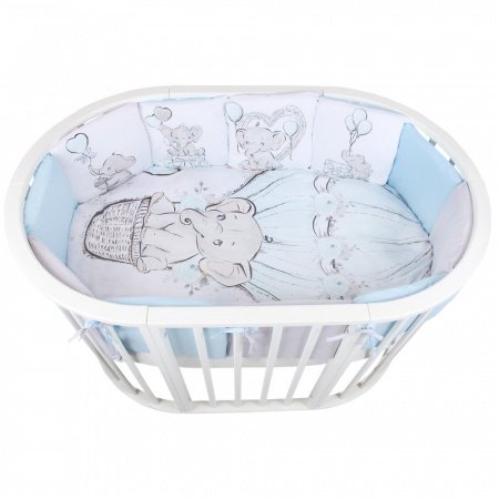 Комплект в кроватку 6 предметов МИР ИГРУШЕК (подушечки)