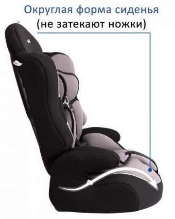 Детское автокресло Siger Драйв серый