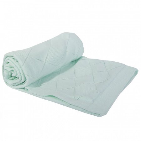 Плед вязаный РОМБИКИ 90 х 90