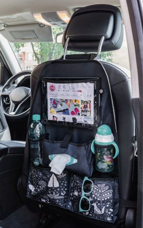 Чехол органайзер для спинки автомобильного сиденья HB