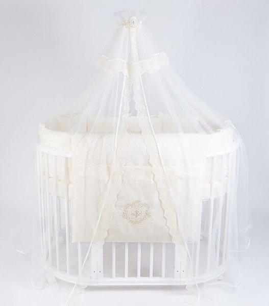 Комплект для круглой (овальной) кроватки Lappetti 6 предм. "Инфанты"