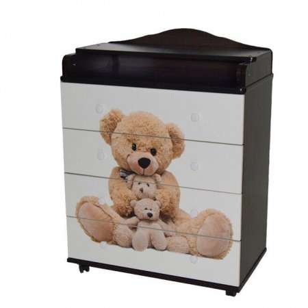 Детский комод Антел Ульяна МИШКА 800/4