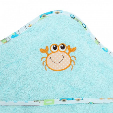 Полотенце с уголком махровое 105х105 ЗВЕРЯТА