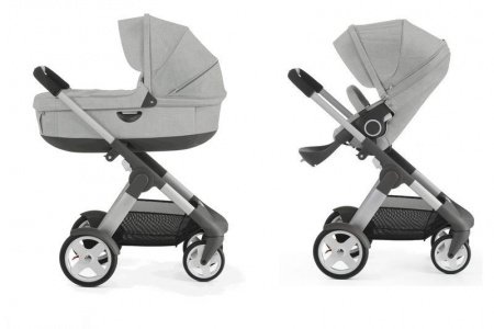 Детская коляска Stokke Crusi 2 в 1 Grey Melange