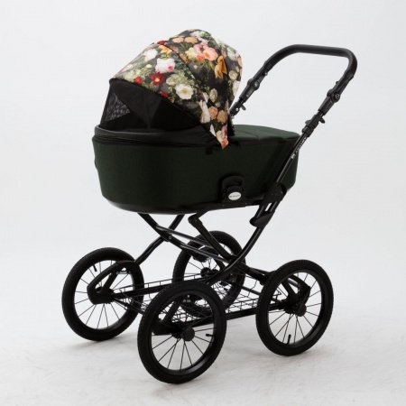 Детская коляска Adamex Porto Retro Flowers 2в1