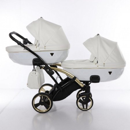 Детская коляска для двойни JUNAMA Individual Duo Slim 2 в 1