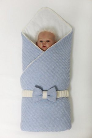 Плед трикотажный с поясом Lappetti