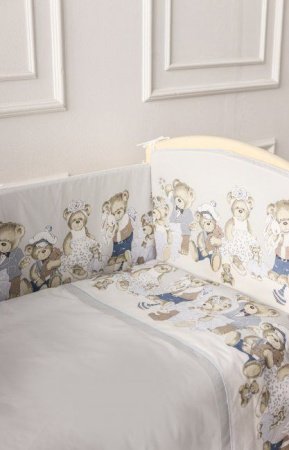 Комплект Lappetti в кроватку 3 предм. "Мишкины игрушки"