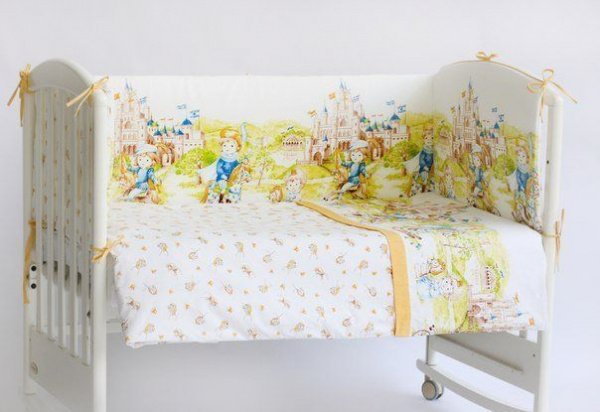Комплект Lappetti в кроватку 6 предм. "Там снятся сказки" (для мальчика)