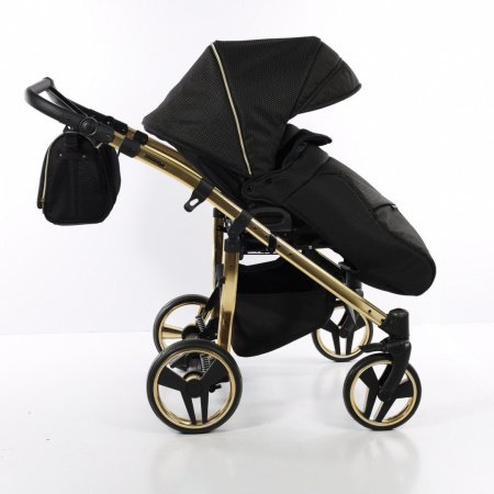 Детская коляска для двойни JUNAMA DIAMOND MIRROR DUO 2 в 1