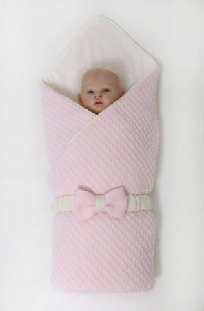 Плед трикотажный с поясом Lappetti