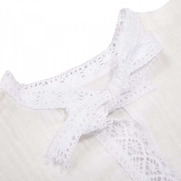 Крестильная рубашка , рост 74, муслин, универсальная