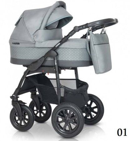 Детская коляска VERDI Laser Black 3 в 1