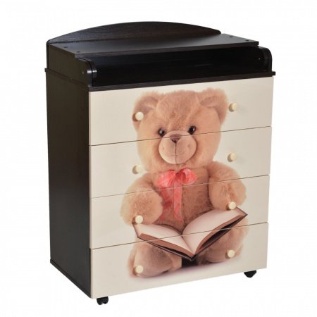 Детский комод Антел Ульяна МИШКА 800/4