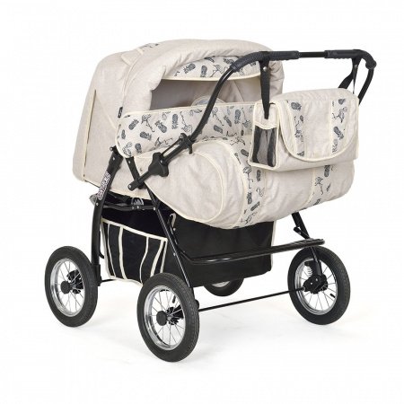Детская коляска-трансформер для двойни Indigo Santa Cruz PC