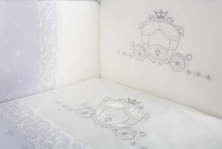 Комплект Lappetti в кроватку 6 предм. "Карета"