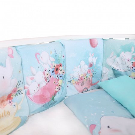 Комплект в кроватку 6 предм. Альма-Няня Мир Детства (подушечки)