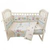 Комплект в кроватку Aлис Зверята с игрушками 4 пред.