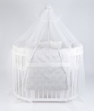 Комплект для круглой (овальной) кроватки Lappetti "Эстель"