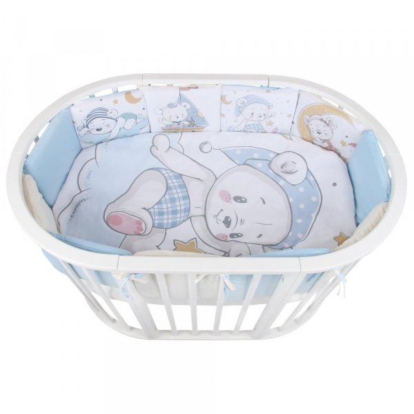 Комплект в кроватку 6 предметов МИР ИГРУШЕК (подушечки)