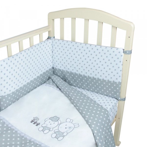 Комплект в кроватку 6 предм. Альма-Няня Барашек