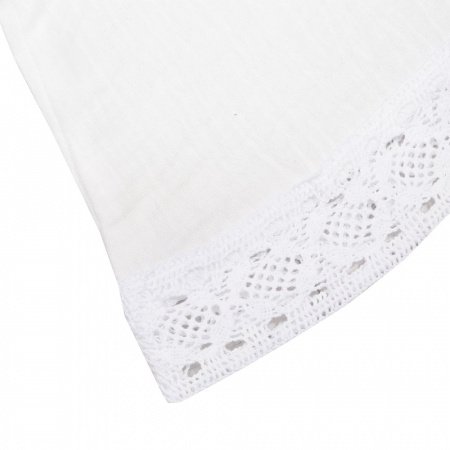 Крестильная рубашка, рост 86, муслин, универсальная