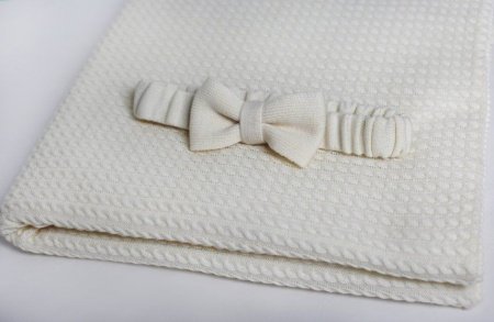 Плед трикотажный с поясом Lappetti