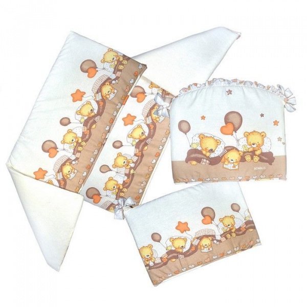 Комплект в кроватку 6 предм. МИШУТКИ