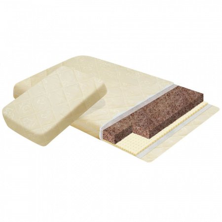 Детский матрас-трансформер JUNIOR COIR с доп.блоком